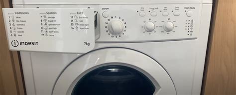 indesit washing machine setup